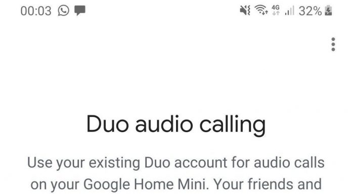 Google Duo Google Home
